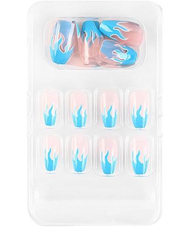 dijiusidy False Nail Fashionable Various Shapes Fingernail Full Coverage Strong Viscosity Adjustable Paster for Manicure Art 3 F741 3 1 count (Pack of 1) - Buy Online on GoSupps.com