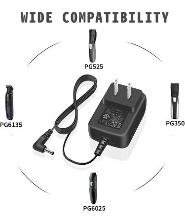 Remington Shaver PG6025 PG400 PG525 WPG150 Power Cord Charger | UL Listed 5V Adapter for Electric Razor Hair Trimmer Clipper - Buy Online on GoSupps.com