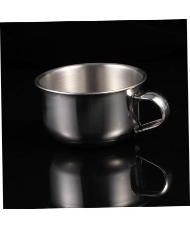 Angoily 2-Piece Stainless Steel Shaving Bowl Set - Rust-Free Brush & Soap Shell for Men | Durable Razor Shaving Foam Holder - Buy Online on GoSupps.com