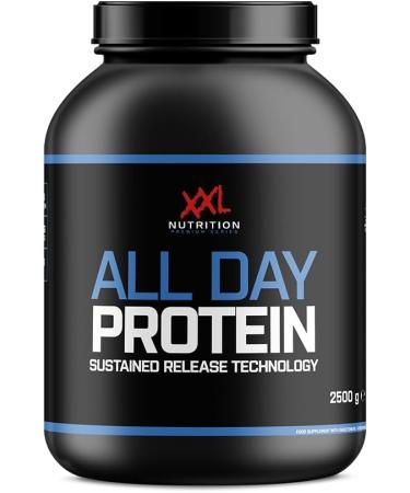 XXL Nutrition All Day Protein 80 Protein Protein powder Protein powder Protein shake Protein Shake Whey Protein Various Flavors Chocolate 2500 Grams 62 shakes - Buy Online on GoSupps.com
