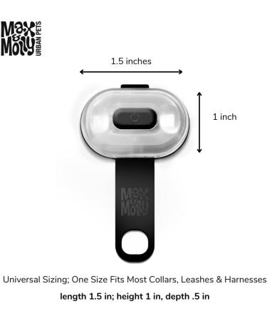 Max & Molly MATRIX Ultra LED Light for Dogs & Cats - Bright Zigzag Design (Sunset Chevron) for Joggers Walkers & Bikers - Outdoor Safety Gear - Buy Online on GoSupps.com