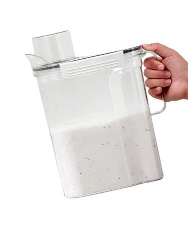 Detergent Container Dispenser Organizes Laundry Detergent Dispenser Large Capacity Organizes Liquid Leak Proof Fabric Softener Dispenser for Fabric Softener Softener Dispenser