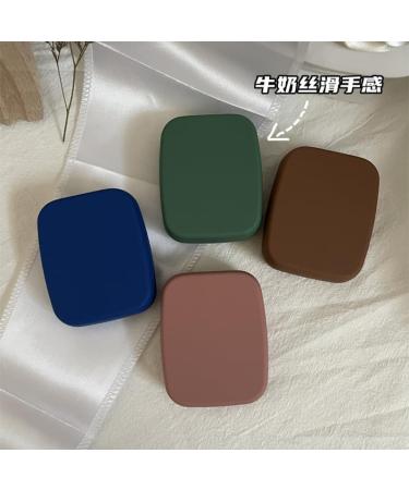 Buy Square Single-Colored Contact Lens Etui - Frosted Box for Students & Women - Cute & Portable Myopia Container (BR Bruin) - Buy Online on GoSupps.com