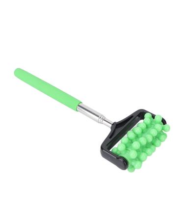 Back scratches extendable Angrek telescopic back massage tab for men and women household sore muscles relief roller massager (green)