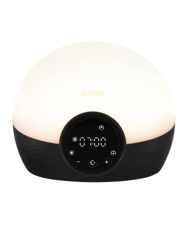 Lumie Bodyclock Glow 150 - light alarm clock with 9 sounds and sunset to help you fall asleep made of plastic black - Buy Online on GoSupps.com