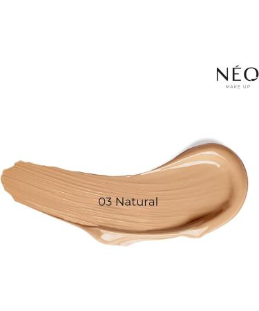 N O MAKE UP Intense Serum Sheer Foundation Facial makeup Foundation Moisturizing Skincare SPF 30 03 Natural 30 ml - Buy Online on GoSupps.com