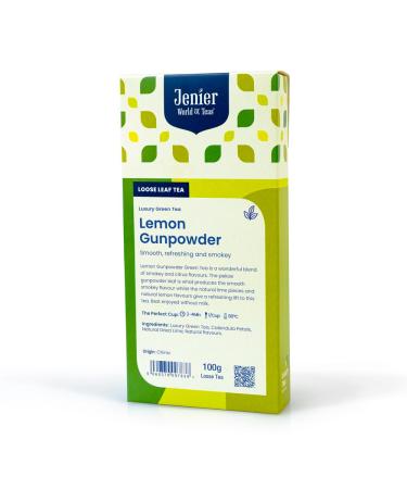 Lemon Gunpowder Green Tea -100g Loose Leaf Tea