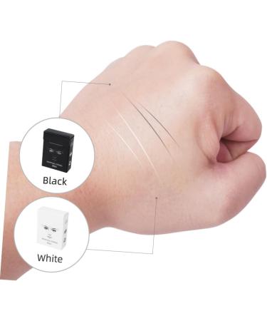 BIUDECO 1box Eyebrow Makeup Ruler Tool Convenient Eyebrow Ruler Eyebrow Tattoos Ruler 6x4.5cm White - Buy Online on GoSupps.com
