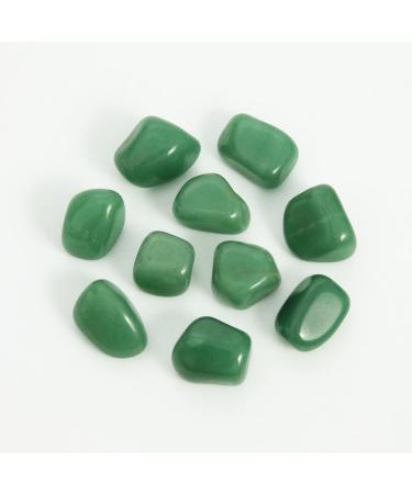 Nvzi Brazilian Green Aventurine Tumbled Polished Crystals - 10 Packs | Healing Energy Quartz Bulk for Wicca, Reiki, Chakra Stones - Buy Online on GoSupps.com