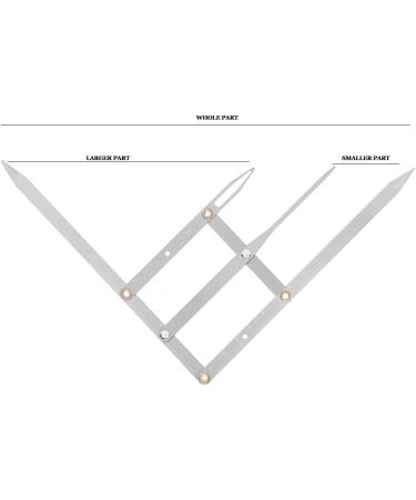  ZJchao Eyebrow Ruler Eyebrow Stencil Permanent Makeup Ruler Microblading Ruler Eyebrow Tattoo Stencil for Novice Tattoo (White) - Buy Online on GoSupps.com