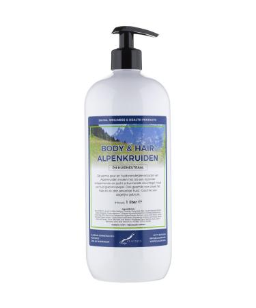 Claudius Body & Hair Alpine Herbs 1 Liter with free pump