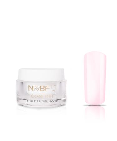 N&BF UV + LED assembly gel Comfort Line Rose |5ml high -quality professional builder gel thick viscos |Sculpting gel in the best studio quality |Professional nail angel made in Germany