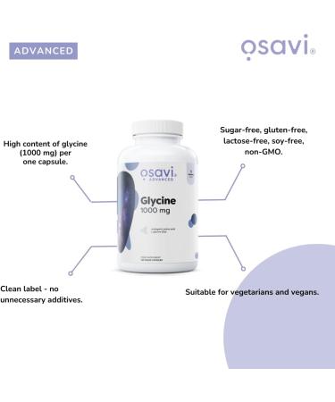 Osavi Glycine 1000mg 120 vegan caps - Buy Online on GoSupps.com