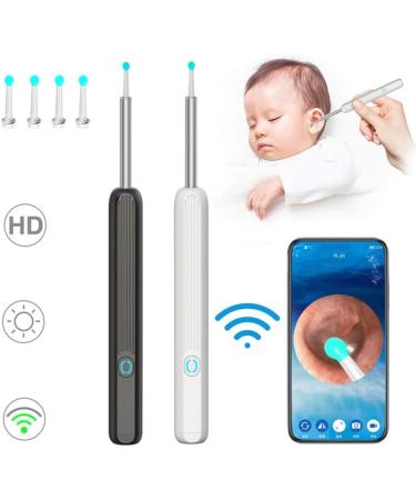 Ear Wax Removal Kit with Camera for Phones - Ear Cleaner Tools Set - White - Buy Online on GoSupps.com