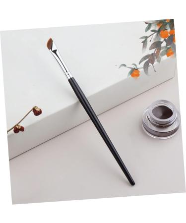 Outanaya 2pcs Eyebrow Brush Thin Eyeliner Brush Cosmetic Blending Brush Angled Eyeliner Brush Wood - Buy Online on GoSupps.com