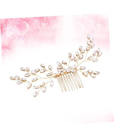 Beaupretty Accessories Combs For Women accessories for women wedding barrettes for women womens clips Side Comb Clip prom headpiece rhinestone comb rhinestones bride Comb - Buy Online on GoSupps.com