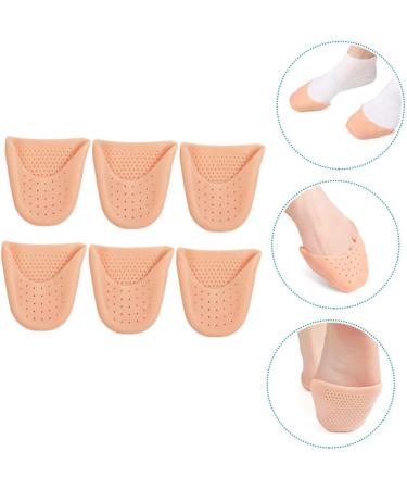 Toe Protector Gel Shoe Inserts 3 Pairs Forefoot Protectors & Pads for Dance Pointy Shoes & Ball of Foot Pain Relief - Buy Online on GoSupps.com
