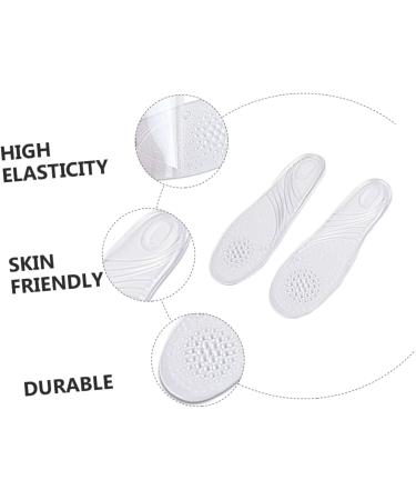 NOLITOY Gel Insoles - Transparent Shoe Pads for Comfort & Foot Odor Relief | Anti-Slip Massaging Insoles for Women - Buy Online on GoSupps.com