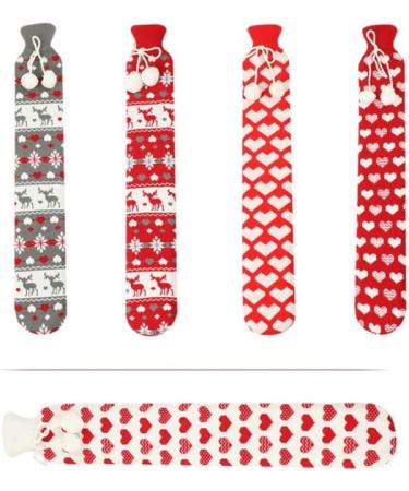 MYAMIA 52cm Long Hot Water Bag with Handbag Cover - 1L Portable Rubber Warm Bag for Waist & Neck - Perfect for Pain Relief & Comfort - Buy Online on GoSupps.com