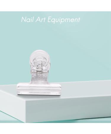 Weetack Rusian C Nail Clamps Clips Multifunctional Tool Acrylic Nails Pinchers Transparent Set of 6 - Buy Online on GoSupps.com