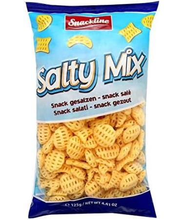 UNBRANDED - Salty Mix Potato Salty Snack 125g - Pack of 4 - Free and Fast Shipping - Buy Online on GoSupps.com