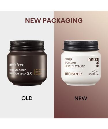 innisfree Super Volcanic Pore Clay Mask 2X 100ml - Buy Online International Shipping Available - Buy Online on GoSupps.com