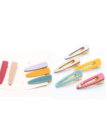 Lurrose 10pcs Colorful Acrylic Resin Hair Clips - Geometric Crocodile Barrettes for Kids Women & Girls - Stylish Hairpins & Headdress - Buy Online on GoSupps.com