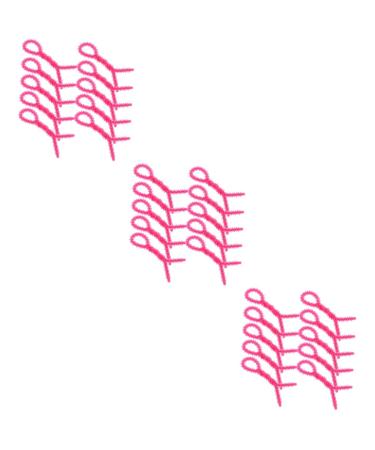 OHPHCALL 30 Pcs Perm Tools Hair Curler for Short Hair Spiral Curl Rods Hair Styling Tools Spiral Perm Rods Silicone Perm Rods Women Curlers Curling Perm Rod Spiral Hair Perm Rods 15.00X0.60X0.60CMx3pcs Rosyx3pcs