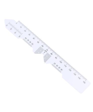4-Piece White PD Lineal Pupillometer Tool for Prescription Glasses - Accurate PD Measurement Ruler - Buy Online on GoSupps.com
