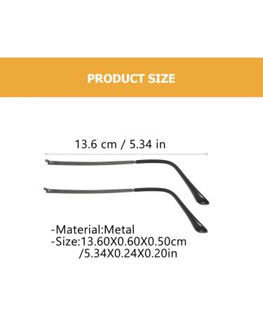 Buy Gleavi Glasses Accessories - Metal Frame Repair Kit & Spare Parts for Black Glasses - Buy Online on GoSupps.com