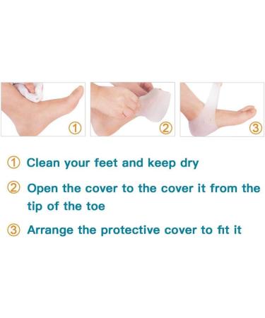 2 Pairs Gel Heel Socks - Silicone Heel Pads for Plantar Fasciitis & Pain Relief Comfort for Crack Heels & Painful Feet - Buy Online on GoSupps.com