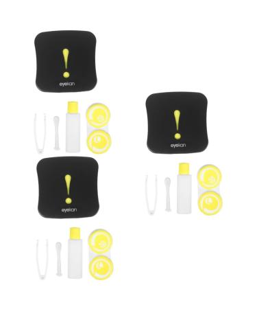 Partykindom 3rst holder for eye care set clear stand eye -catcher container container clear container lentil holder holder for lentil container contact lenses glasses case