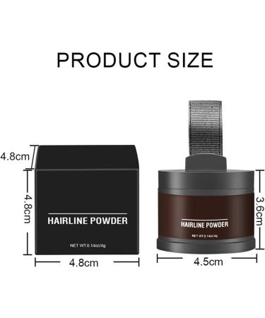 Namika Poudre Cheveux Waterproof 14 Couleurs Namika Poudre De Racine De Cheveux Poudr Noir Chev ux Homme Pour Homme Et Femme Couverture De Racine (Dark Brown) - Buy Online on GoSupps.com