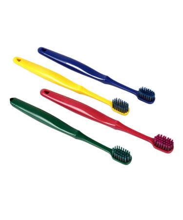 minkissy 4pcs Household Toothbrushes Dental Care Tool Bristle Toothbrushes Dental Accessories Oral Tool Wide Head Toothbrush