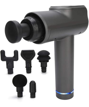 Deep Tissue Percussion Massage Gun - Handheld Muscle Massager with 6 Heads for Pain Relief - Buy Online on GoSupps.com