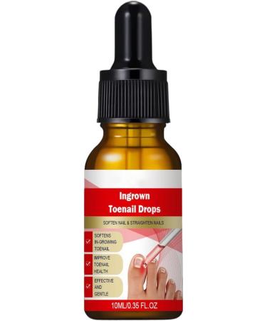 Nail and Toenail Strengthening Liquid - 10ml Ingrown Toenail Corrector Drops | Beauty Care for Hands and Feet - Nighttime Travel-Friendly for Dry Damaged Cracked Curved Fragile and Chipped Nails - Buy Online on GoSupps.com