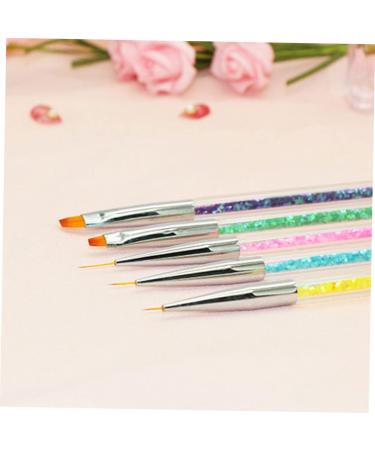 minkissy Nail Pen Household Tools Nail Accessories Polly Nail Set Nail Art Pen Nail Art Design Tools Set Dotting Pen Nail Pens Nail Nail Supply Embellishment Pen Abs Colorful 2 Sets - Buy Online on GoSupps.com