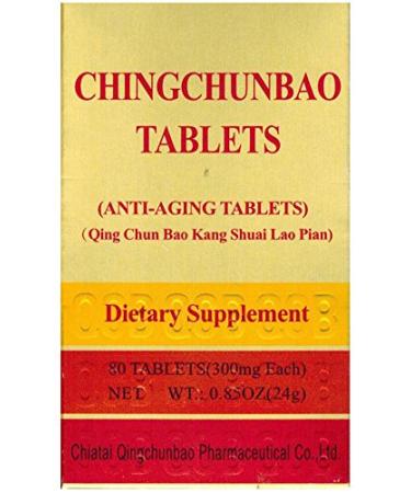 Ching Chun Bao - Antiaging Tablets (80 Tablets X 12 Bottles)