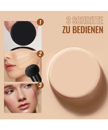 CC Cr me BB Cr me Fond De Teint Cover Concealer T te De Champignon Coussin D'air Cc Creme Pour Une Apparence Sans D faut Un Ton De Peau Uniforme claircir (Couleur nue 1) Couleur nue 1 g (Lot de 1) - Buy Online on GoSupps.com
