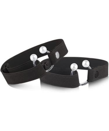 Buy 2 Pairs Detachable Elastic Shoe Strap | Anti-Slip High Heel Belt with Pearl Accents Perfect for Loose Shoes - Buy Online on GoSupps.com
