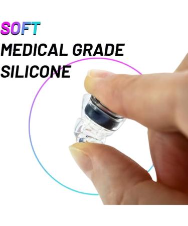 Silicone Reusable Ear Plugs for Sleeping & Noise Reduction - 2 Pairs, 27DB - Concert & Noise Sensitivity - Buy Online on GoSupps.com