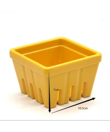 Fruit Basket Fruit Bowl Plastic Fruit Basket Fruit Bowl Square Fruit Baskets Bowls for Kitchen Easy to Clean Kitchen Organizers and Storage (Color : B Size : 10.5 * 7cm) - Buy Online on GoSupps.com