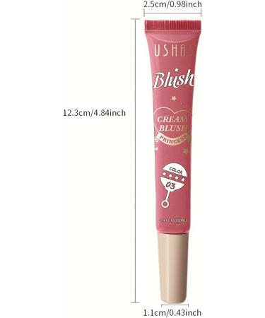 Velvet Skin Cream Blushes | Moisture Blushes Mousse Long Wearing Hydrating Matte Cheek Cream Blushes Natural Glow Cheeks Lips Make Up Shakven 03 - Buy Online on GoSupps.com