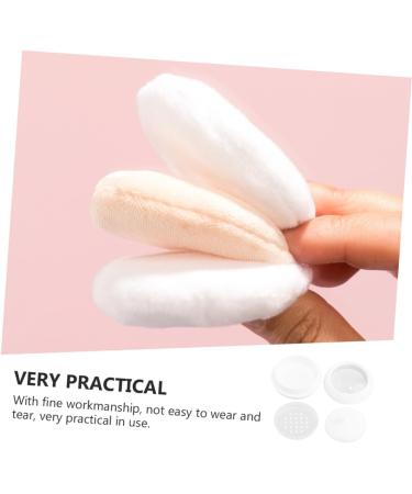 POPETPOP 2ensembles Bo te Poudre Portable Pratique Avec Poup e Poudre Conteneur Pour Cosm tique Pour Maquillage Pochettes 6.2x6.2cmx2pcs blancx2pcs - Buy Online on GoSupps.com