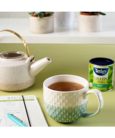 Tetley Green Tea Mint - 24 Tea Bags 48 Grams Contains Caffeine - Buy Online on GoSupps.com