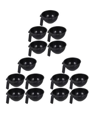 LALAFINA 15pcs Use Mixing Barber Random Supplies Diy Container Salon Painting Brush Professional Hairdressing Hairstyling Hair Shaker Pigment Bowls Baber Bowl Cup for Color Dye Thickened 15X13X6CMx3pcs Random Colorx3pcs