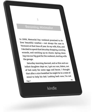 Kindle Paperwhite Signature Edition (32 GB)  With a 6.8" display, wireless charging, and auto-adjusting front light  Without Lockscreen Ads  Black Black Without Kindle Unlimited - Buy Online on GoSupps.com