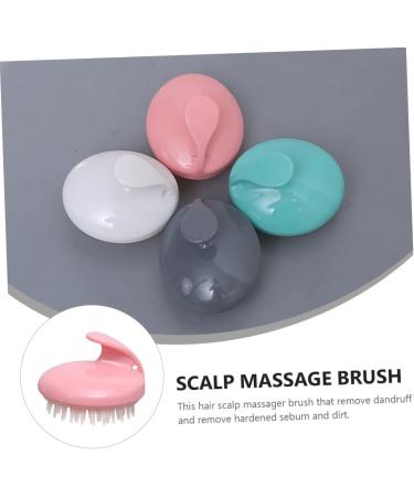 GLEAVI 1 Piece Scalp Massage Brush For Adults Boy Girl Ergonomic Design Soft Silicone Easy To Clean Suitable Hair Types For Home Use Travel - Buy Online on GoSupps.com