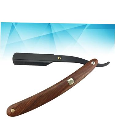 Magiclulu 2-in-1 Men's Razor Set - Premium Hairdresser Razor & Wood Handle Shaver for Precision Grooming - Buy Online on GoSupps.com