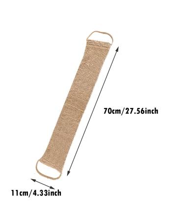 Back Scrubber - Hemp Body Brush & Mitt for Men & Women | Exfoliating Back Cleaning Tool - Buy Online on GoSupps.com